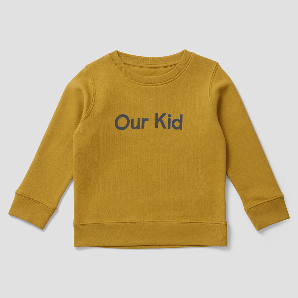 Our Kid Sweatshirt with slogan at Our Kid Manchester