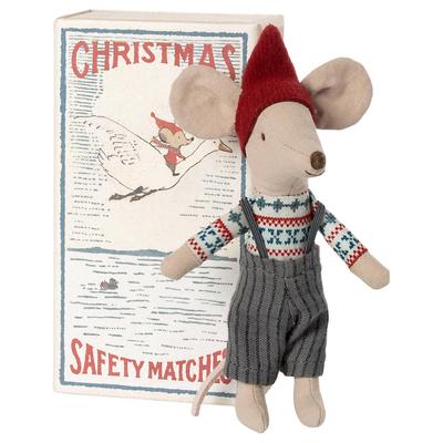 Maileg Christmas Mouse in Matchbox - Big Brother