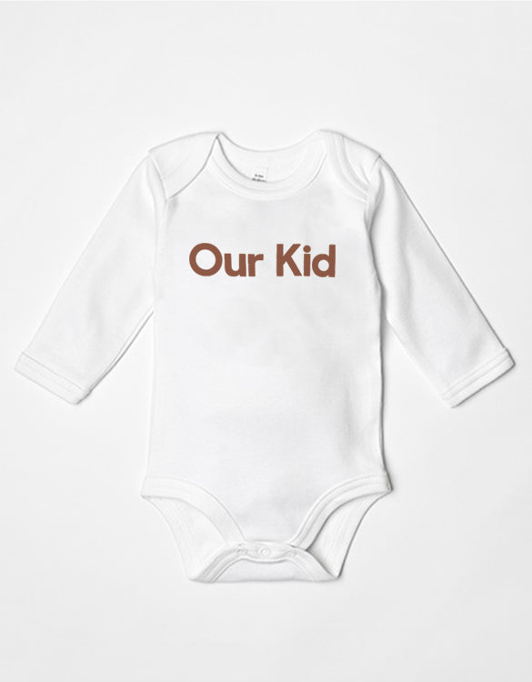 OUR KID - Slogan White Body Long Sleeve