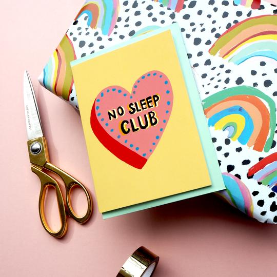 Eleanor Bowmer: No Sleep Club Card