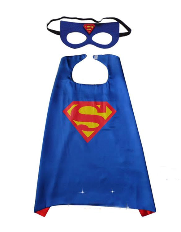 Superhero Cape and Mask - Superman