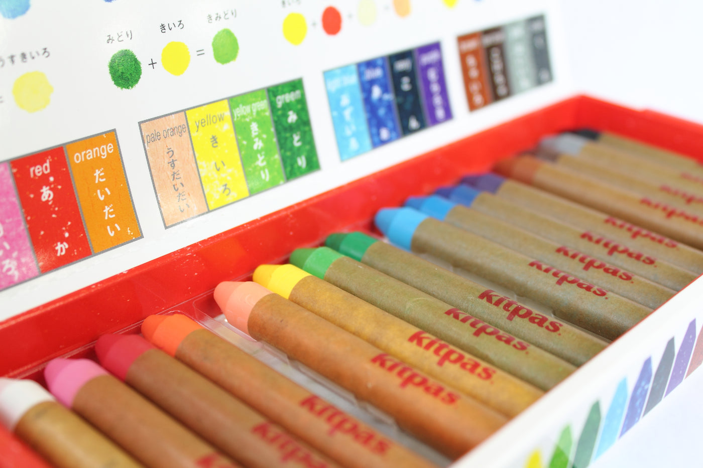 Kitpas Art Crayons - Size Medium 16-pack