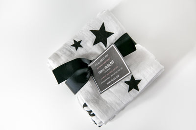 MAMA RULES - 3 Pack Lucky Stars Organic Muslin Squares