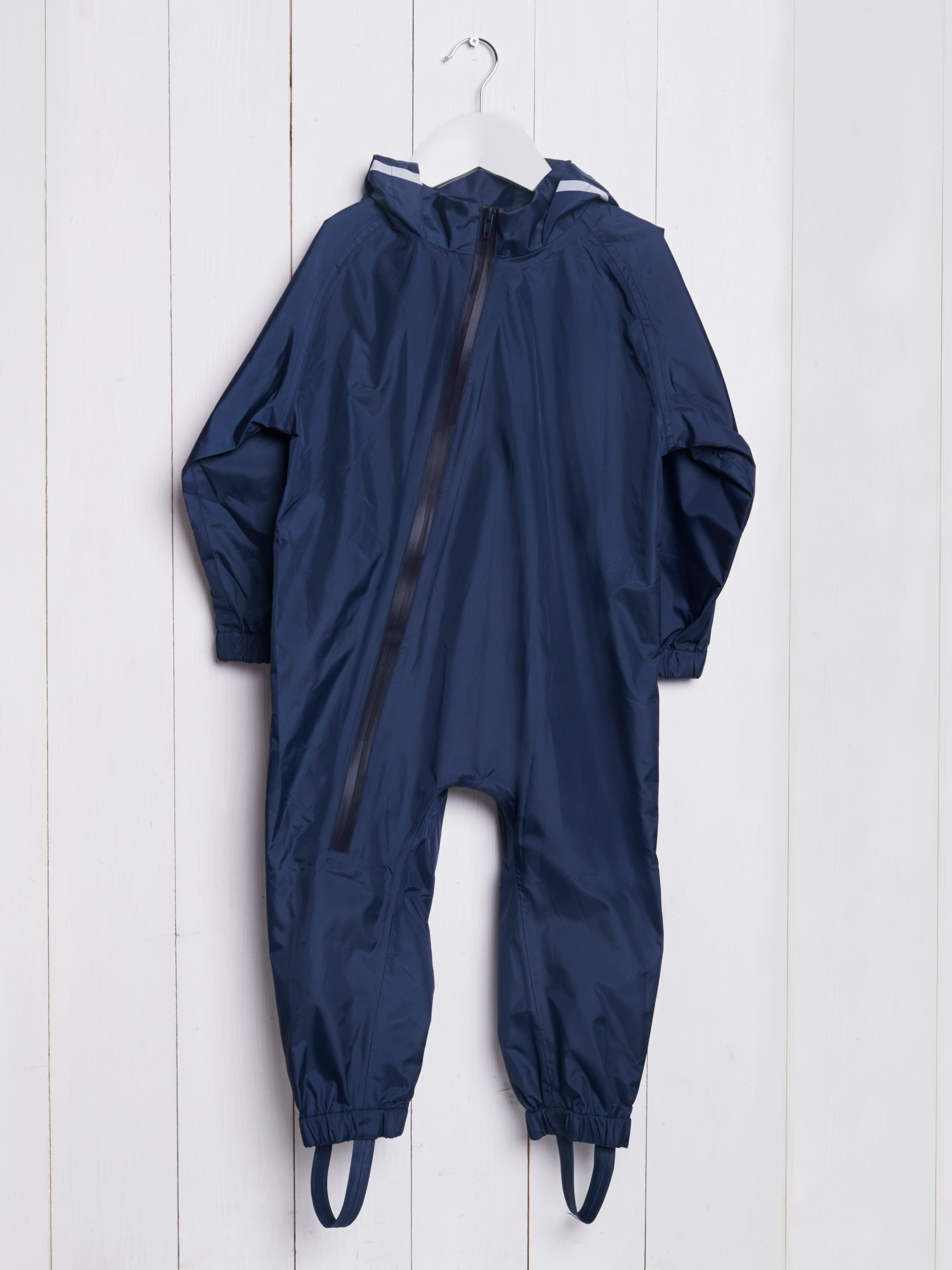 Bestselling Grass & Air Toddler Puddlesuit in Navy at Our Kid