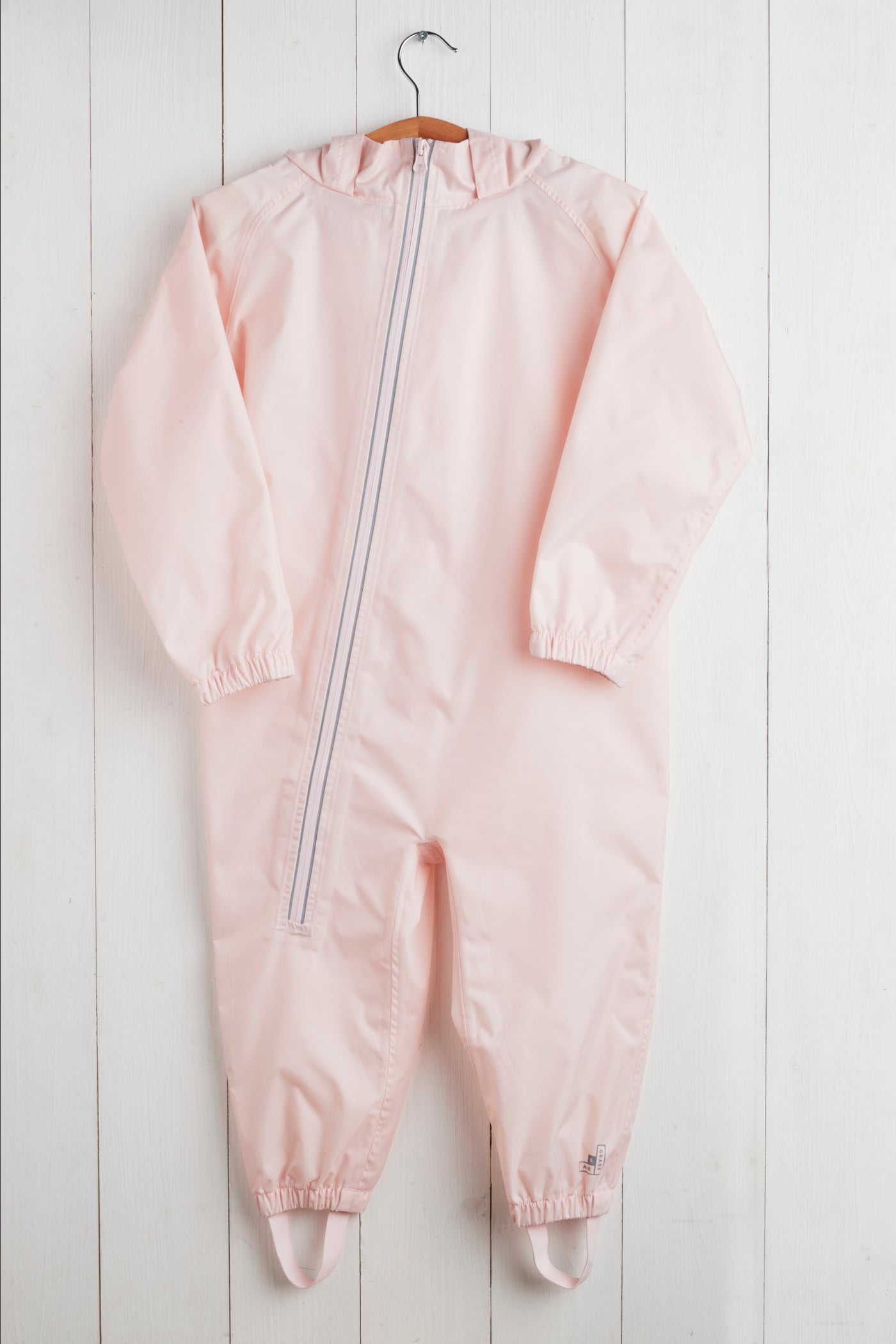 GRASS & AIR - Toddler Puddlesuit in Baby Pink