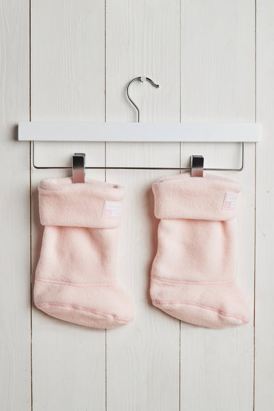 GRASS & AIR - Infant Welly Socks in Baby Pink