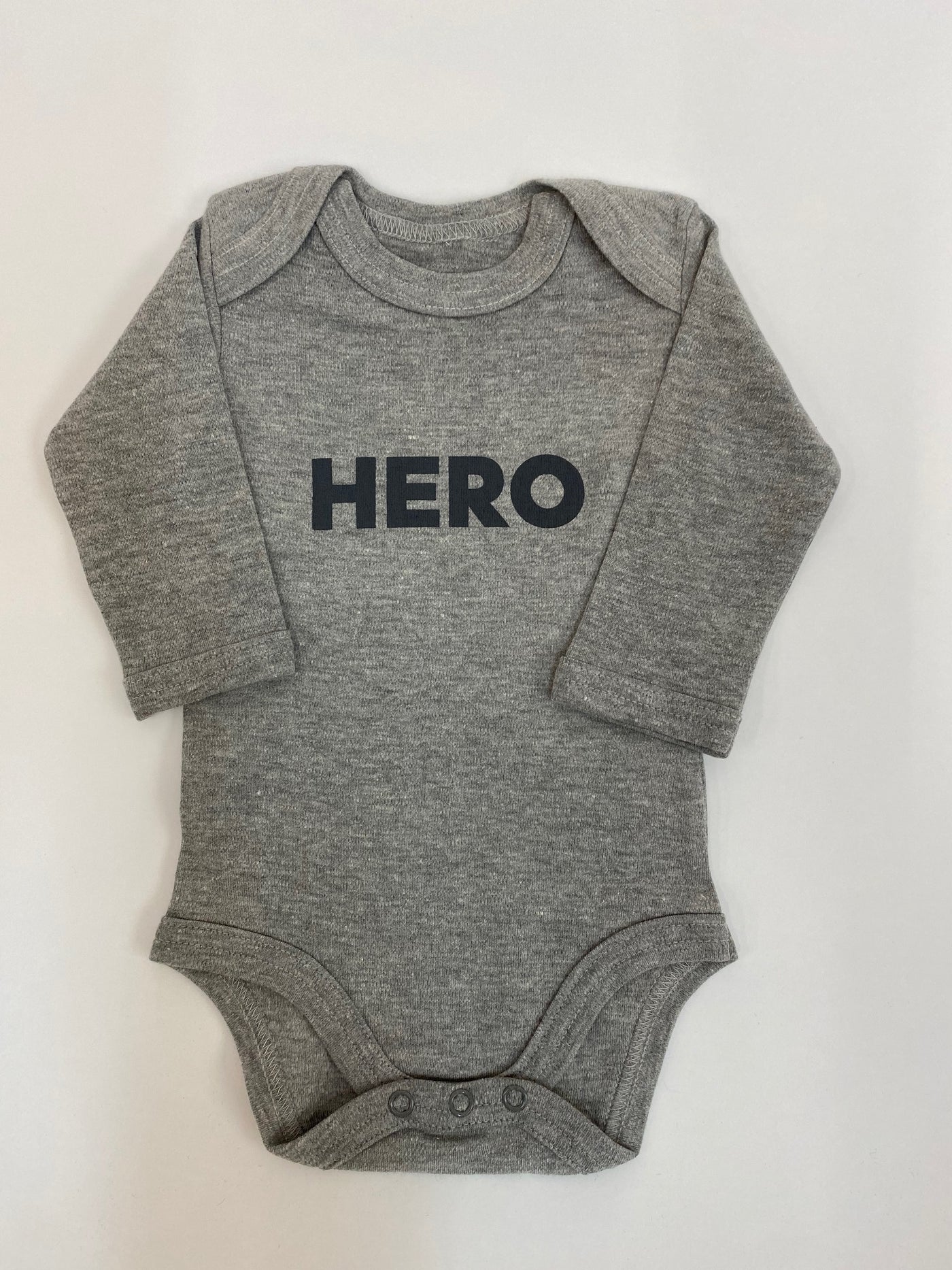Hero Baby Vest in Grey