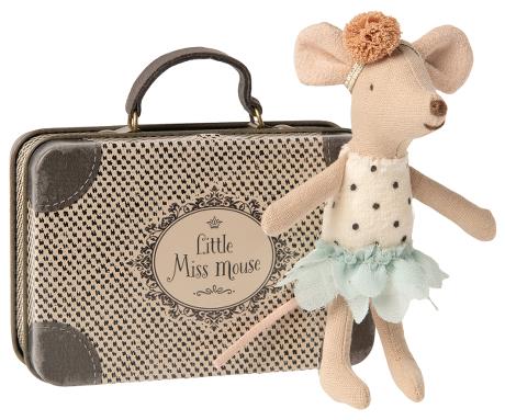 MAILEG - Little Miss Mouse in Suitcase