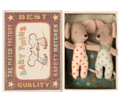 MAILEG - Baby Mice Twins In Box