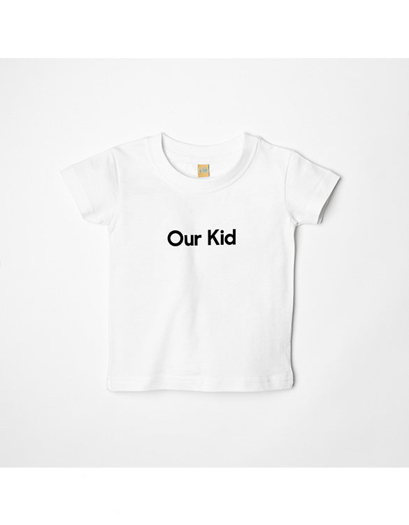 OUR KID T-SHIRT - White Slogan T-shirt