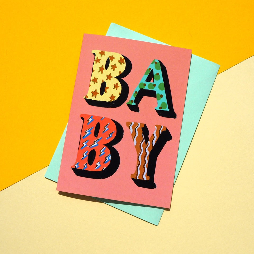 Eleanor Bowmer:  Baby POP Letter Card