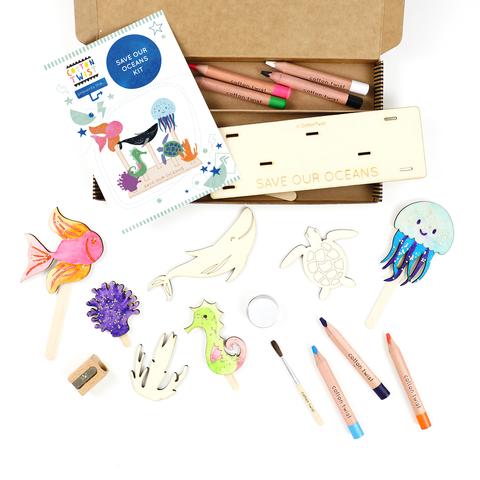 COTTON TWIST- Save The Oceans Craft Kit