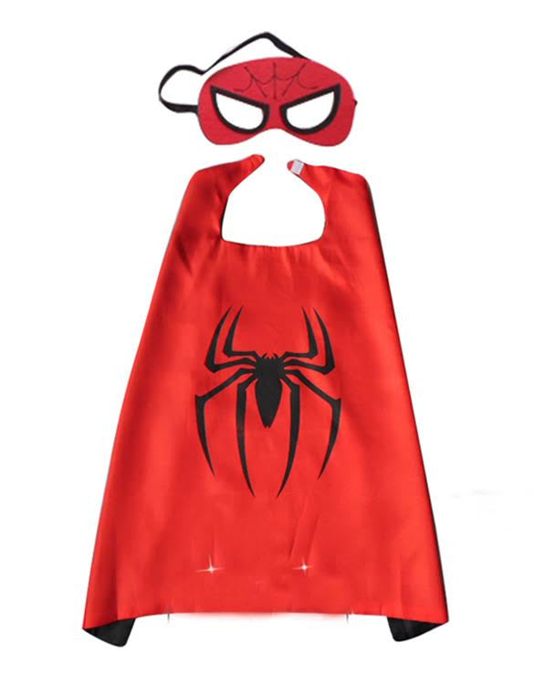 Superhero Cape and Mask - Spiderman