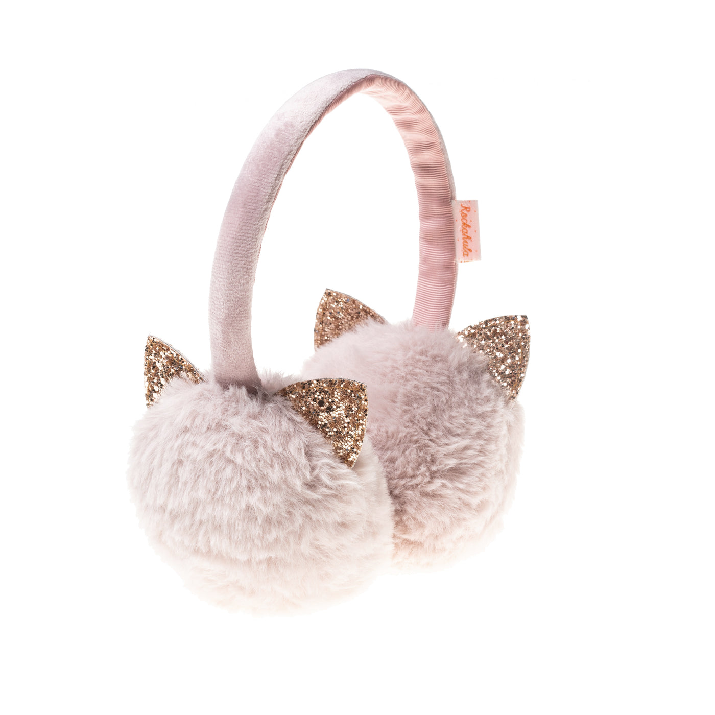 ROCKAHULA - Glitter Cat Earmuffs Dusky Pink