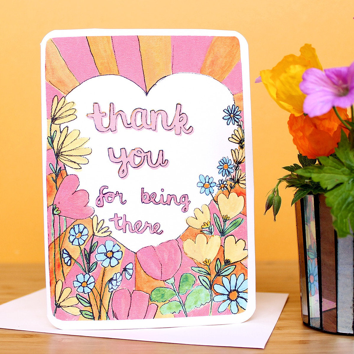 LAURA SKILBECK -  Thank You For Being There Card