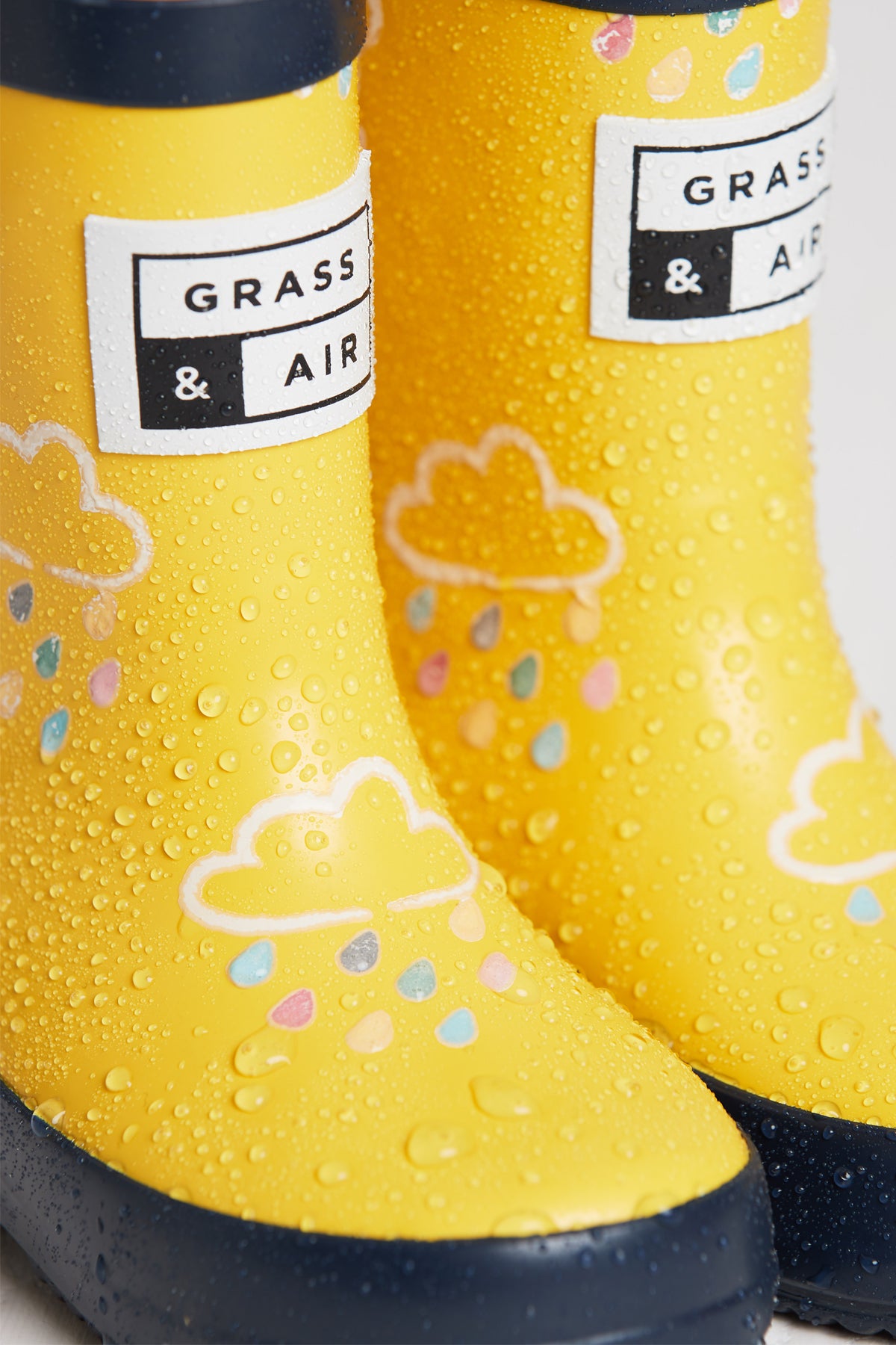 GRASS & AIR - Infant Colour Changing Wellies Yellow