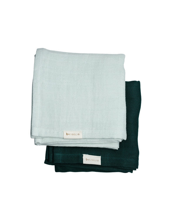 FABELAB - MUSLIN CLOTH - 2 PACK - SPROUT