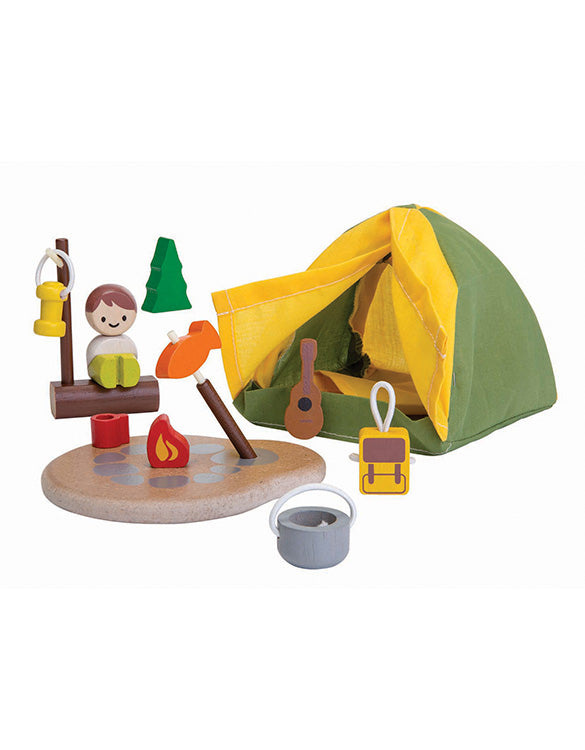 PLAN TOYS - Wooden Camping Set Toy