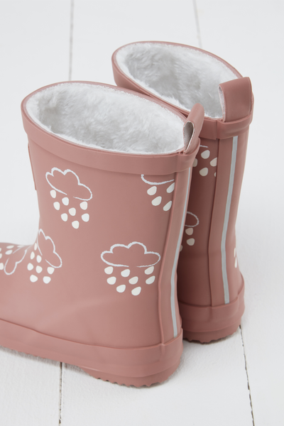 GRASS & AIR - Kids Colour Changing Wellies in Rose