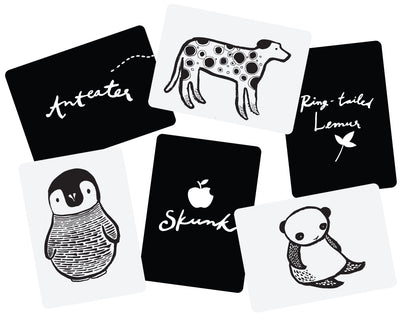 WEE GALLERY - Art Cards for Baby - Black & White Collection